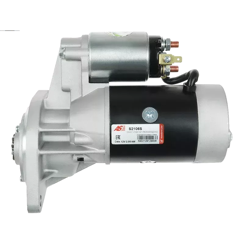 Démarreur 12V 2.00kW 9 dents AS-PL UD17059S, BOSCH 0986014071, DELCO DRS4071, DS5181, HITACHI S13-109