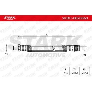 Flexible de frein CITROËN 480656, 480656, 440019018894
