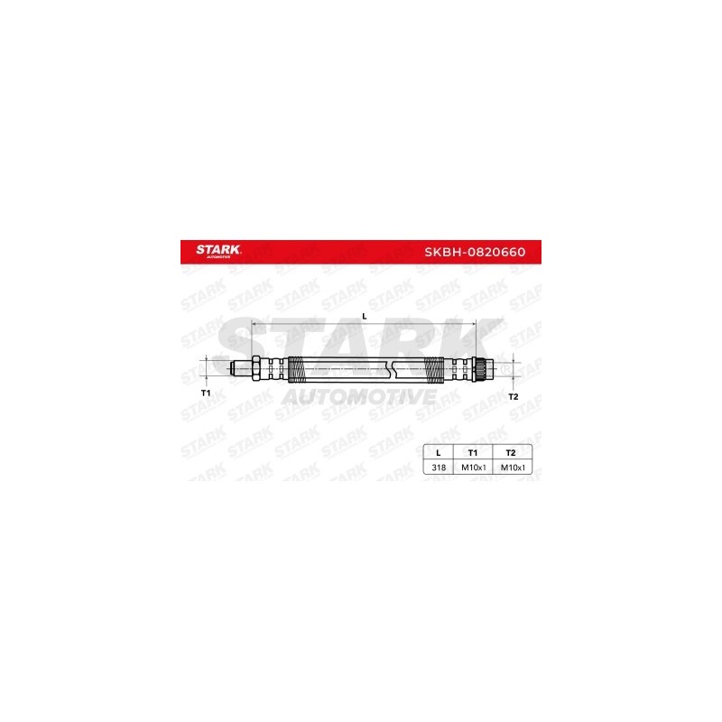 Flexible de frein CITROËN 480656, 480656, 440019018894