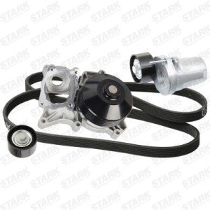 Pompe à eauJeu de courroie trapézoïdale à nervures BMW 11287800333, 8579420, 11287800345
