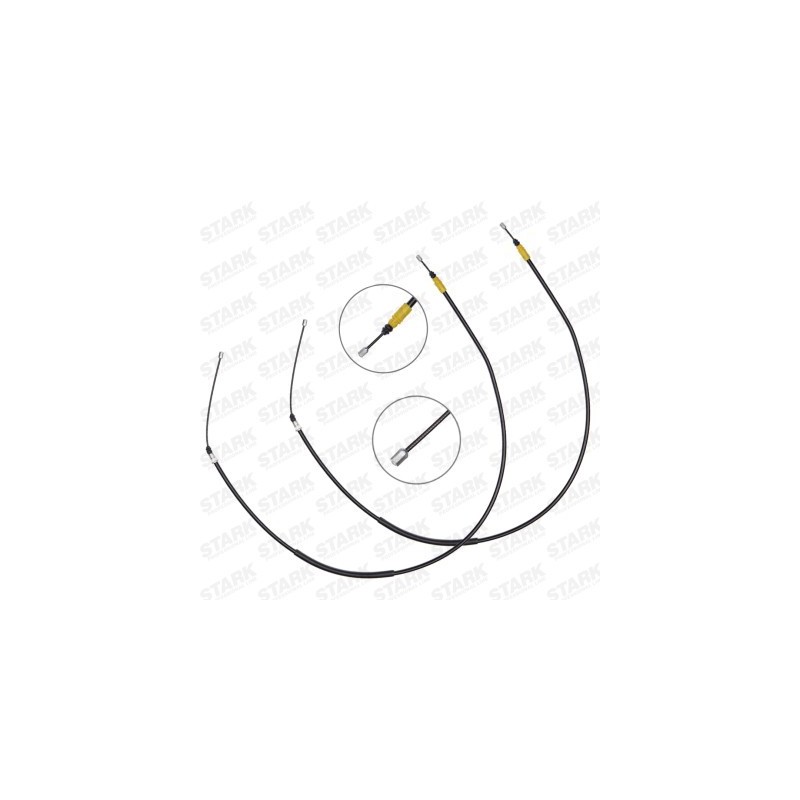 Câble de frein à main CITROËN 4745H8, 96263856, 9626385680