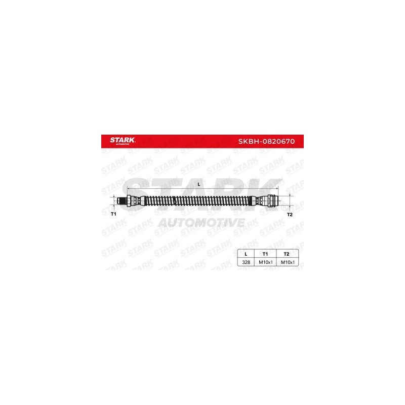 Flexible de frein MERCEDES-BENZ 2044200048, 2044200348, 2044200848