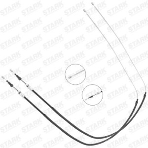 Câble de frein à main CITROËN 4745T3, 474620, 9636664680