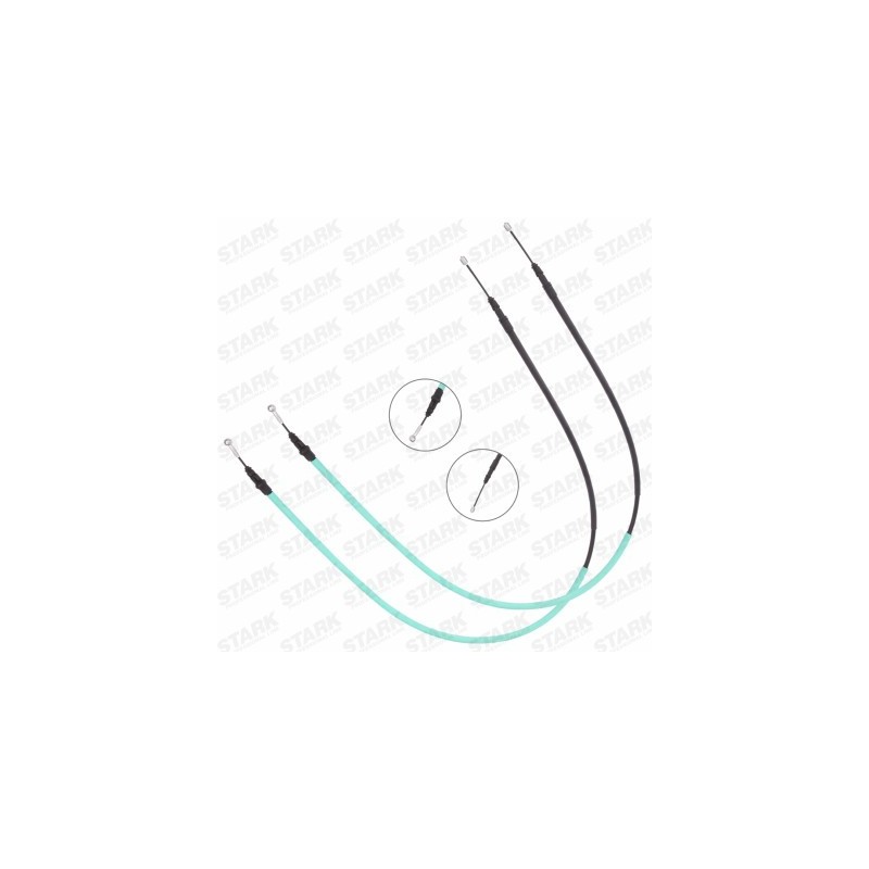 Câble de frein à main CITROËN 1400203680, 474611, 1400203680