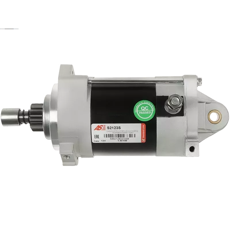 Démarreur 12V 1.40kW 9 dents AS-PL UD19212S, DELCO RS41151, HITACHI S114-552, S114-552A, S114-660