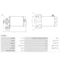 Démarreur 12V 1.10kW 9 dents, HITACHI S114-323C, S114-323B, S114-323, S114-323A, CARGO 111766, DELCO RS41143