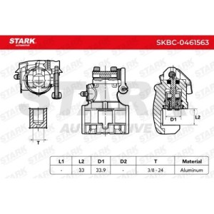 Étrier de frein FIAT 4204328, 790471, 790478