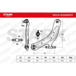 Bras de suspension NISSAN 545014CA0A, 545015HA0A