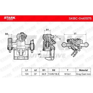 Étrier de frein MAZDA N0672671X, N0Z72699Z