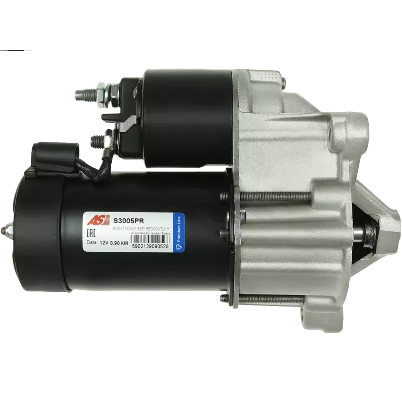 Démarreur 12V 0.90kW 9 dents Remplace BOSCH 0001112007, 0001112019 Démarreur 12V 0.90kW 9 dents Remplace BOSCH 0001112007, 0001112019