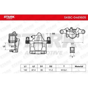 Étrier de frein MERCEDES-BENZ 2044230281, A2044230281