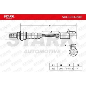 Sonde lambda ASTON XC2F9F472AA, 1123897, F78Z9F472AB