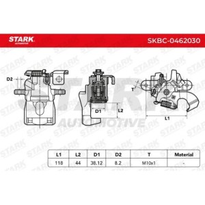 Étrier de frein TOYOTA 4783012151