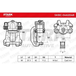 Étrier de frein BMW 34216850857