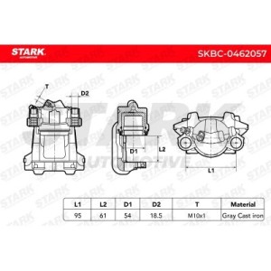 Étrier de frein BMW 34116850644