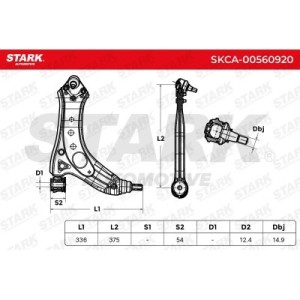 Bras de suspension AUDI 8Z0407153L