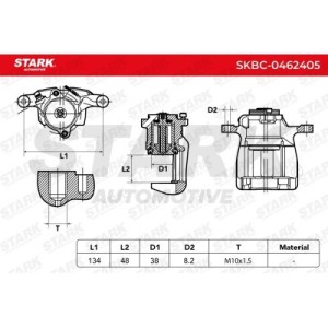 Étrier de frein FORD 1426840, 1491687, 1690468