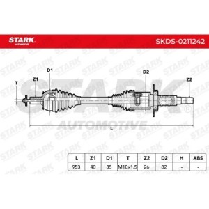 Arbre de transmission VOLVO 31367193, 36010165
