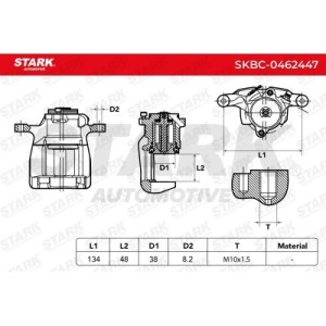 Étrier de frein FORD 1426847, 1493796, 1690469