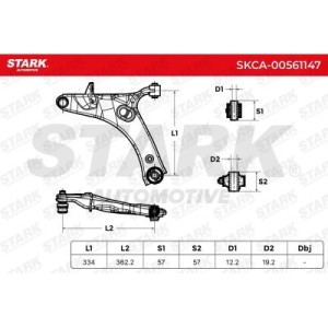 Bras de suspension SUBARU 20202FJ050