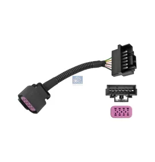 Cable adaptateur, droite Pour Citroën Jumper, Fiat Ducato, Peugeot Boxer - 1607428280 - 1370206080 - 1607428280