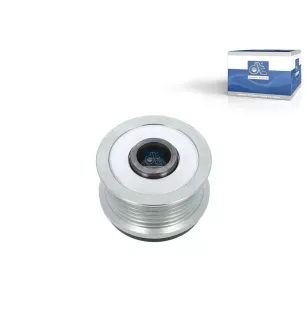 Poulie, alternateur, d: 17 mm, D: 54.1 mm, 6 PK, W: 33.6 mm Pour Citroën Jumper, Fiat Ducato, Peugeot Boxer - 77362558