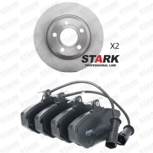 Disques et plaquettes de freins AUDI 443698151G, 8DO615301A, 8D0615301AROH