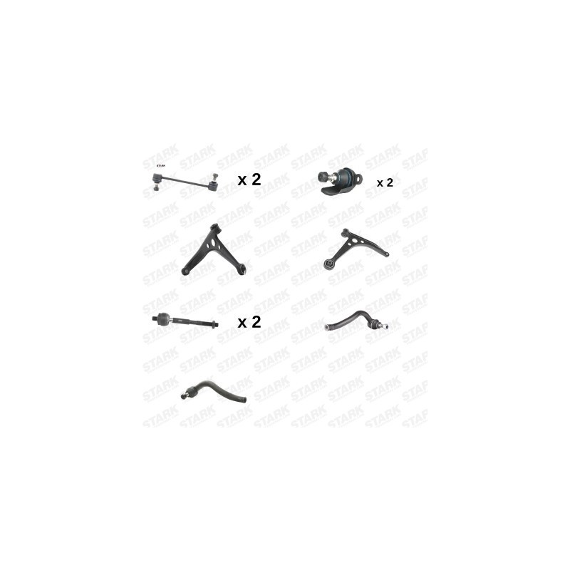 Kit de réparation, bras triangulaire FORD 7M0422817B, 7M0422818B, 1001396