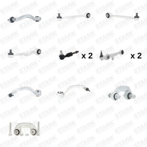 Kit de réparation, bras triangulaire AUDI 4B0407151C, 4B0419811B, 4B0419811C