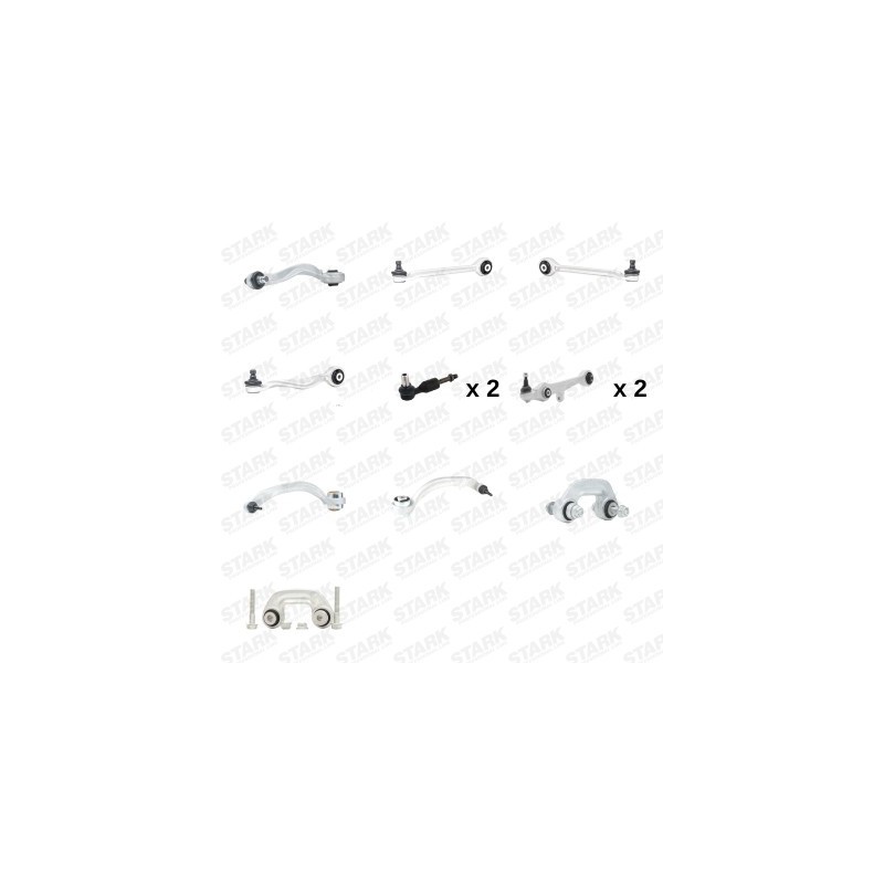 Kit de réparation, bras triangulaire AUDI 4B0407151C, 4B0419811B, 4B0419811C