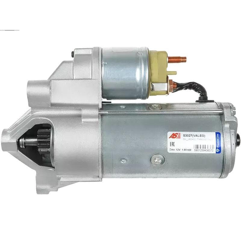 Démarreur 12V 1.90kW Bosch S3027 0986025470