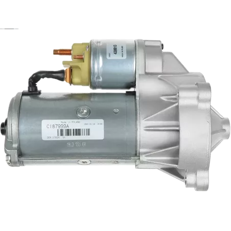 Démarreur 12V 1.90kW 10 dents AS-PL S3027(VALEO), BOSCH 0986025470, 1986S10069, CARGO 113926, DELCO DRS0567