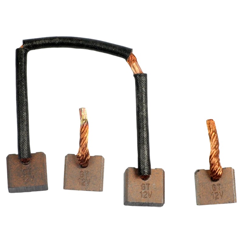 Charbon/balais de démarreur pour MAGNETI MARELLI 63114008, 63114017, 6