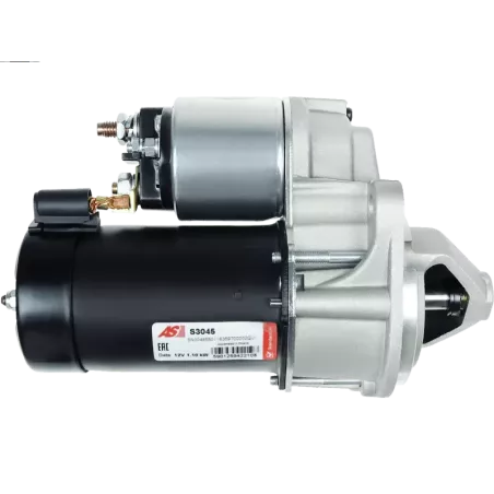 Démarreur 12V 1.10kW 9 dents AS-PL S3045, BOSCH 0001107033, 0001107062, 0001108129, 0986019040