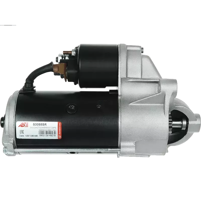 Démarreur 12V 1.90kW 11 dents CARGO 112474, DELCO DRS3817, DS4927, RAS34928, HELLA 8EA011610-081