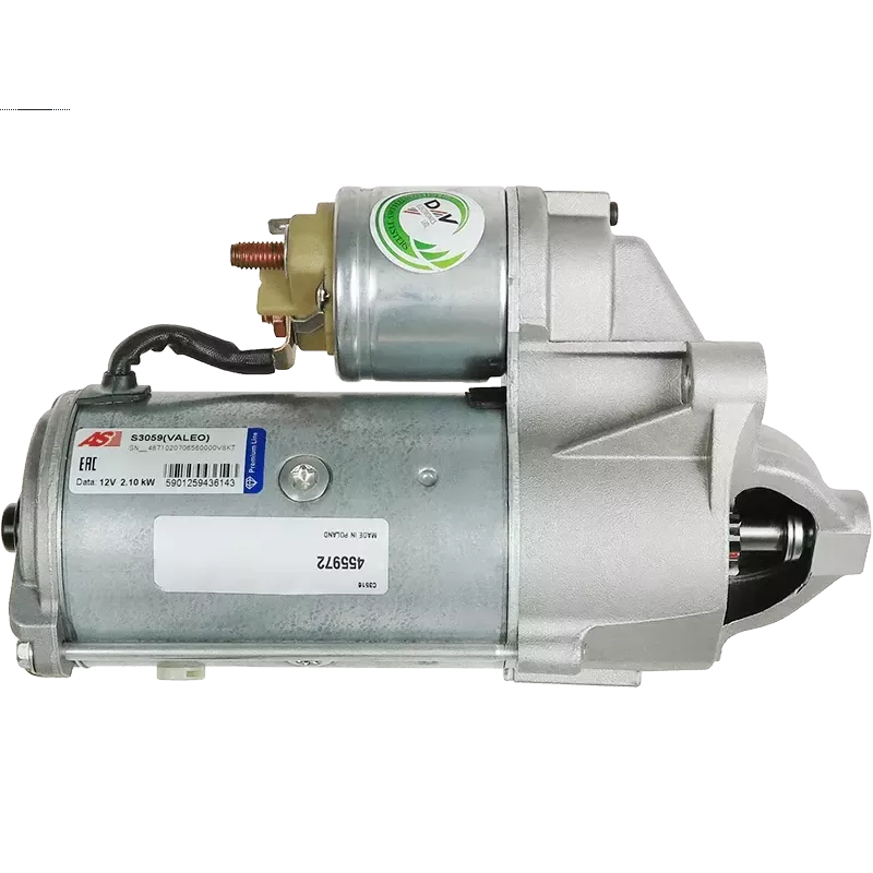 Démarreur 12V 2.10kW Bosch 0986024350 DRS3908