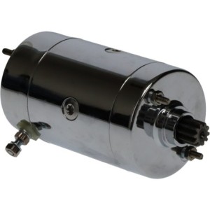 Démarreur Harley Davidson 1.0 kw (Chrome) Remplace 400031100, RS41142, 18300
