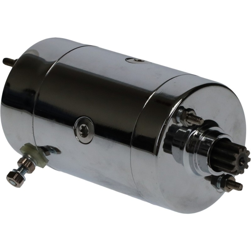 Démarreur Harley Davidson 1.0 kw (Chrome) Remplace 400031100, RS41142, 18300