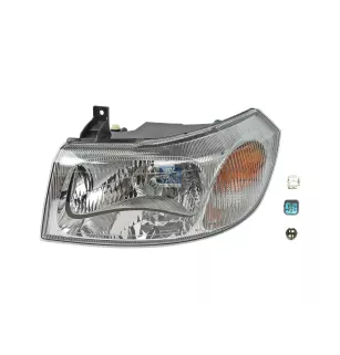 Phare principal, gauche, réglage en hauteur électrique, H4 Pour Ford Transit - 1118827 - 1140072 - 1232646 - 1353987 - 4695292