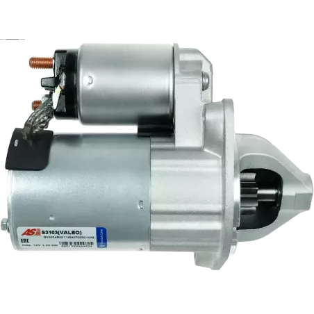 Démarreur 12V 1.20kW 8 dents AS-PL UD02613S, BOSCH 0986022780, CARGO 111307, HYUNDAI / KIA 36100-23100, 36100-23120