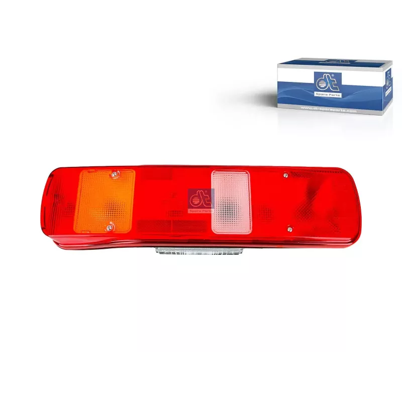 Feu arrière, gauche, avec feu de plaque d'immatriculation 24 V, Lb: 152 mm, M8, LTh: 20 mm, L: 500 mm, H: 130 mm, T: 90 mm Feu arrière, gauche, avec feu de plaque d'immatriculation 24 V, Lb: 152 mm, M8, LTh: 20 mm, L: 500 mm, H: 130 mm, T: 90 mm