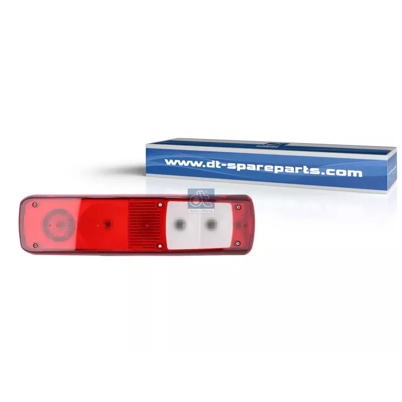 Feu arrière, droite, avec alarme de recul 24 V, Lb: 160 mm, L: 500 mm, H: 130 mm, T: 84 mm Pour Renault C-Serie, D-Serie