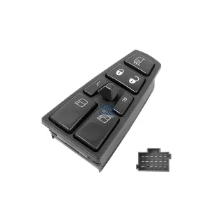 Panneau de commande, porte, côté conducteur, 24 V Pour Volvo - ZG - 20452017 - 20455317 - 20568857 - 20752918