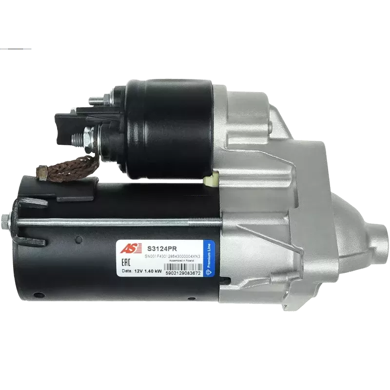 Démarreur 12V 1.40kW 10 dents BOSCH 0986022800, F032US0072, F032US0072K4K, F042200015, CARGO 113897