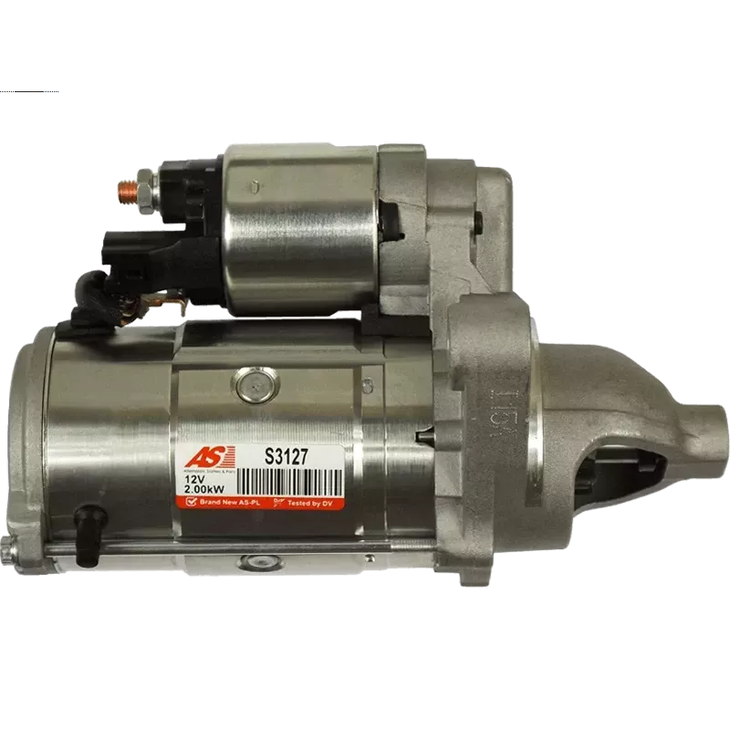 Démarreur 12V 2.00kW 8 dents AS-PL S3127, UD01362S, CARGO 115839, DELCO DRS0765, DS1875