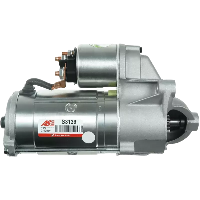 Démarreur 12V 2.40kW 11 dents AS-PL UD11980S, CARGO 115974, DELCO DRS0111, RENAULT 8200460883, 8200628429