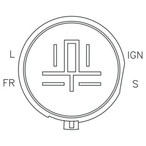 Régulateur Remplace F042512653, 52000812, 1260000540