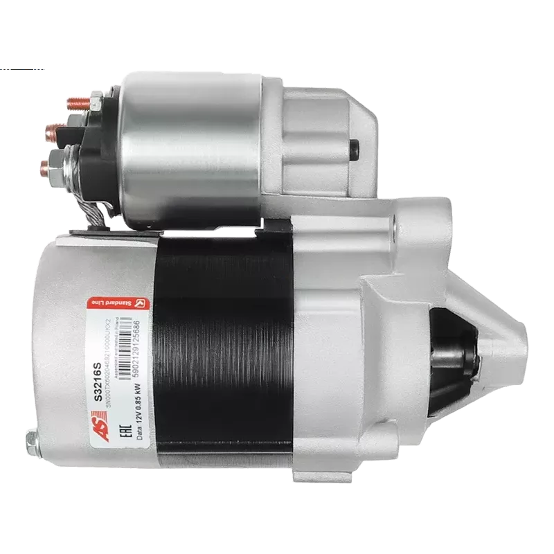 Démarreur 12V 0.85kW 8 dents AS-PL S3216S, UD90378S, DELCO DRS3776