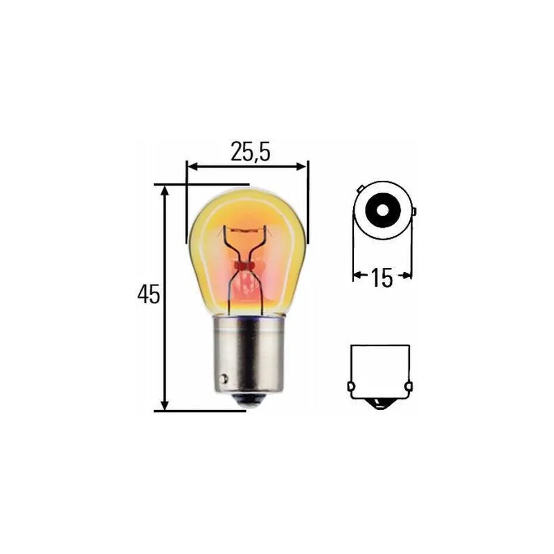 Ampolla PY21W HD 24 voltios Ampolla PY21W HD 24 voltios