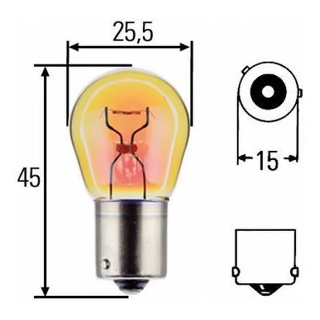 Ampola PY21W HD 24 volts